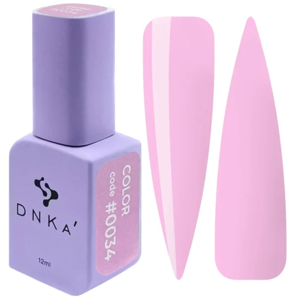 COLOR GEL POLISH "DNKa", 12 ml #0034