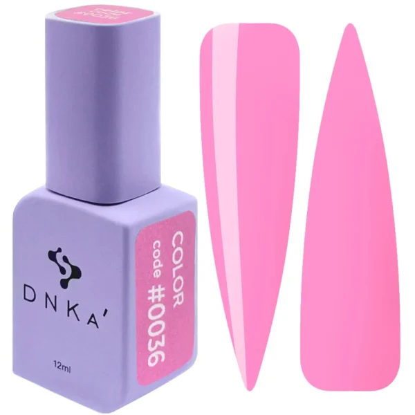 COLOR GEL POLISH "DNKa", 12 ml #0036