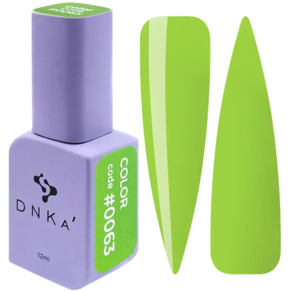 COLOR GEL POLISH "DNKa", 12 ml #0063