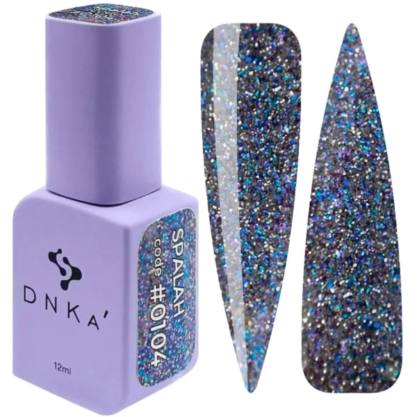 COLOR GEL POLISH "DNKa", 12 ml #0104 FLASH