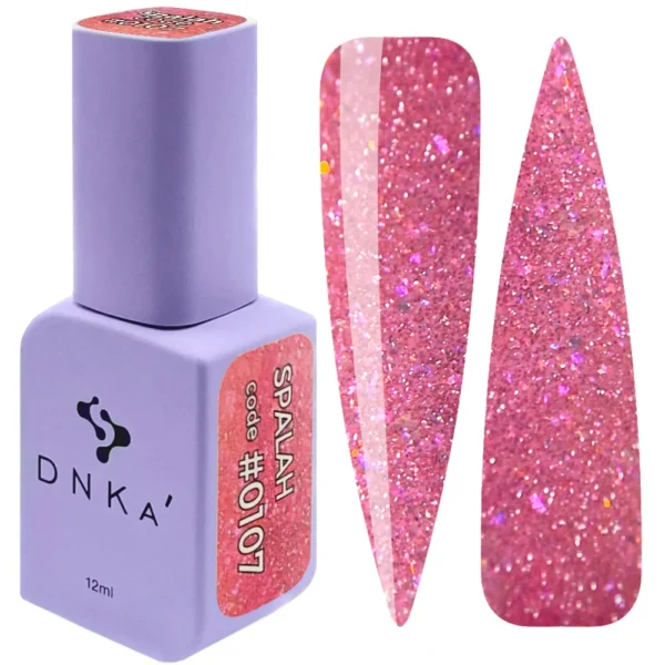COLOR GEL POLISH "DNKa", 12 ml #0107 FLASH