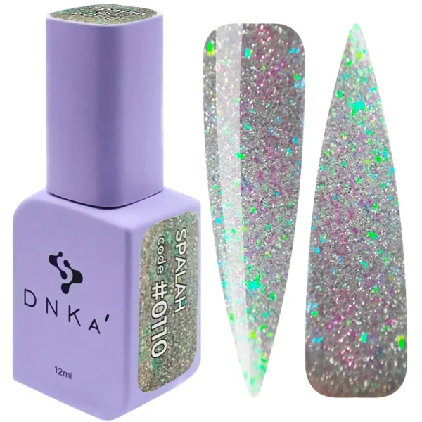 COLOR GEL POLISH "DNKa", 12 ml #0110 FLASH