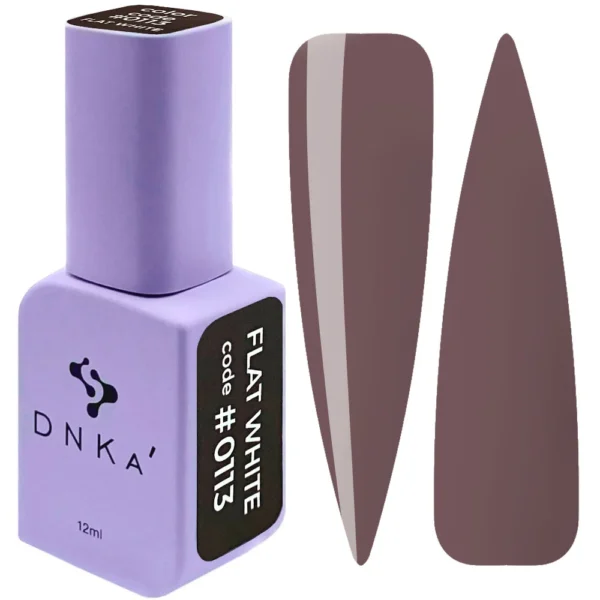 COLOR GEL POLISH "DNKa", 12 ml #0113 Flat White