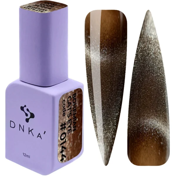 COLOR GEL POLISH "DNKa", 12 ml #0144 Bohemian Cat Eye
