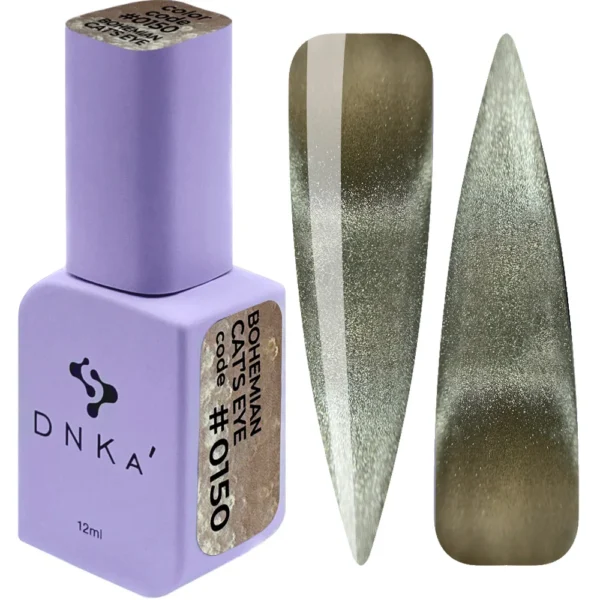 COLOR GEL POLISH "DNKa", 12 ml #0150 Bohemian Cat Eye