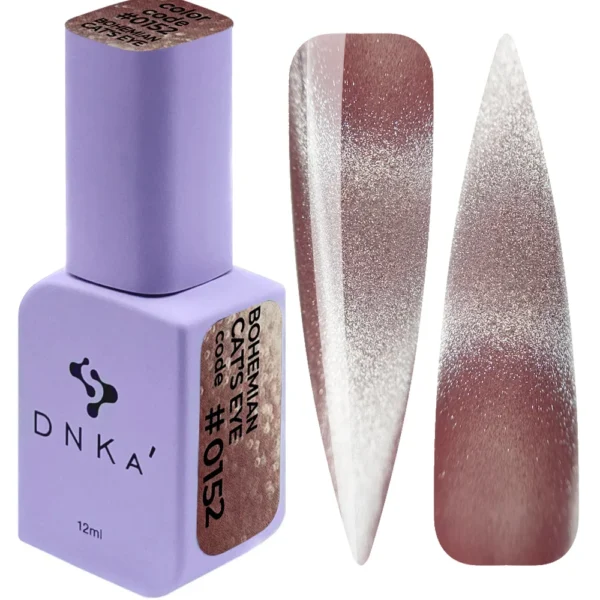 COLOR GEL POLISH "DNKa", 12 ml #0152 Bohemian Cat Eye