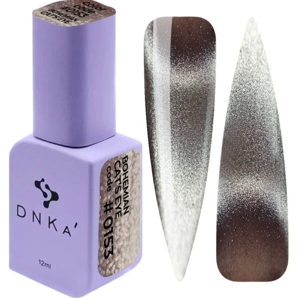 COLOR GEL POLISH "DNKa", 12 ml #0153 Bohemian Cat Eye