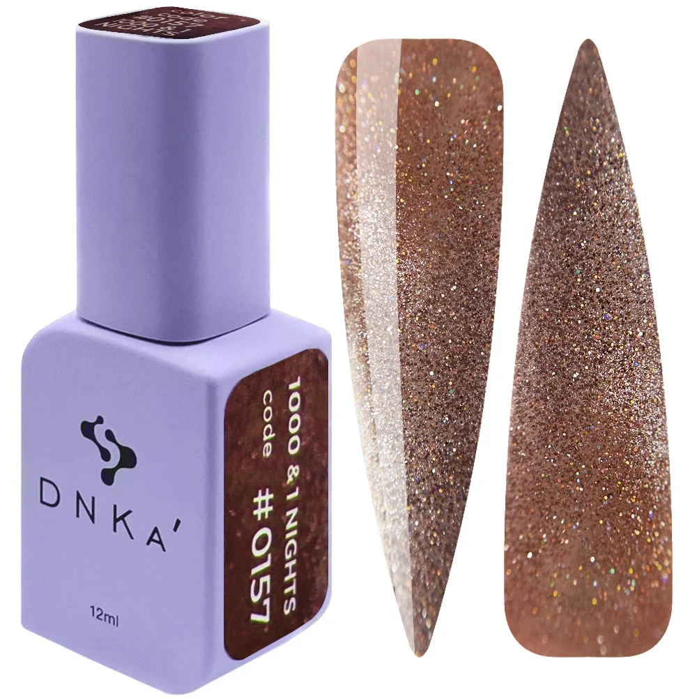 #0157 COLOR GEL POLISH "DNKa", 12 ml #0157 1000 & 1 NIGHTS - Imagen 1