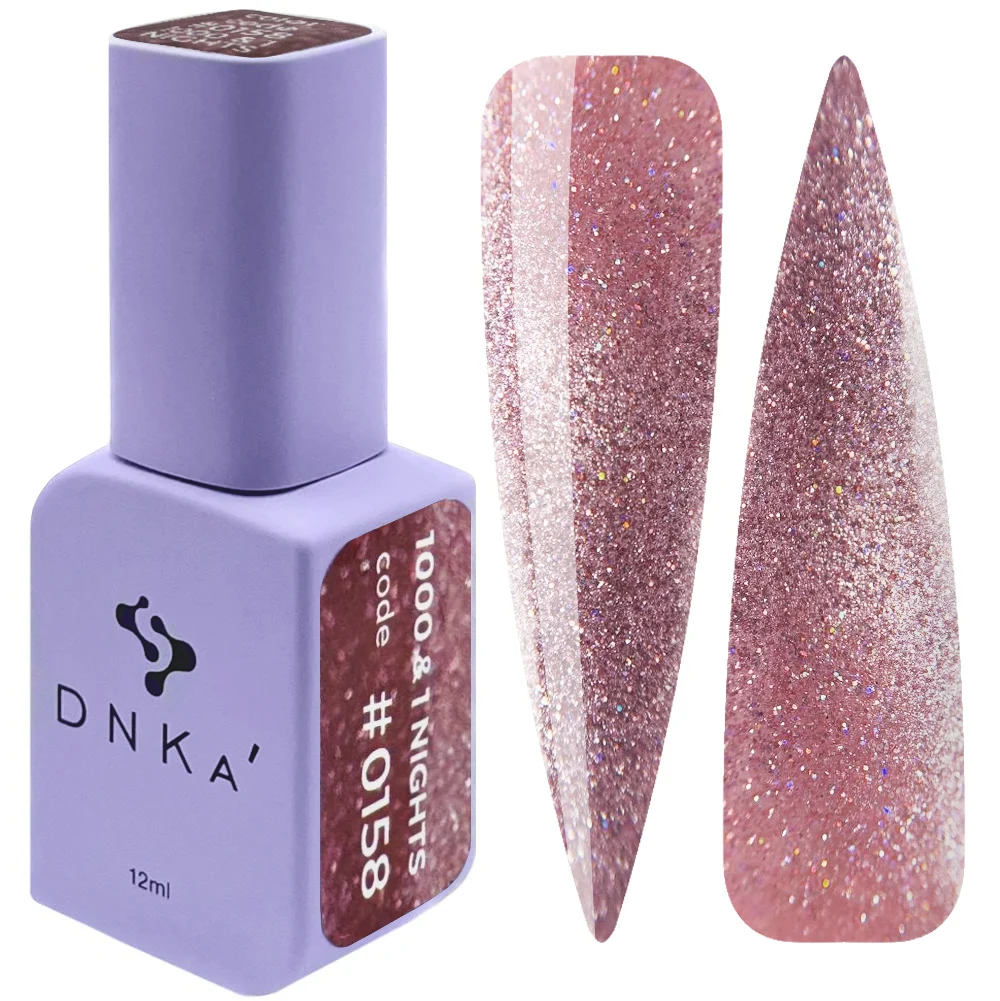 #0158 COLOR GEL POLISH "DNKa", 12 ml #0158 1000 & 1 NIGHTS - Imagen 1