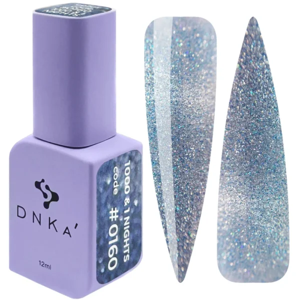 COLOR GEL POLISH "DNKa", 12 ml #0160 1000 & 1 NIGHTS
