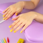 Anatomical armrest para manicure, PURPLE - Imagen 2