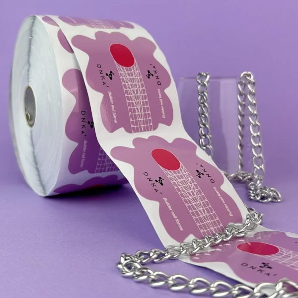 PAPER BUILDER NAIL FORMS "DNKa", LONG 500 PCS