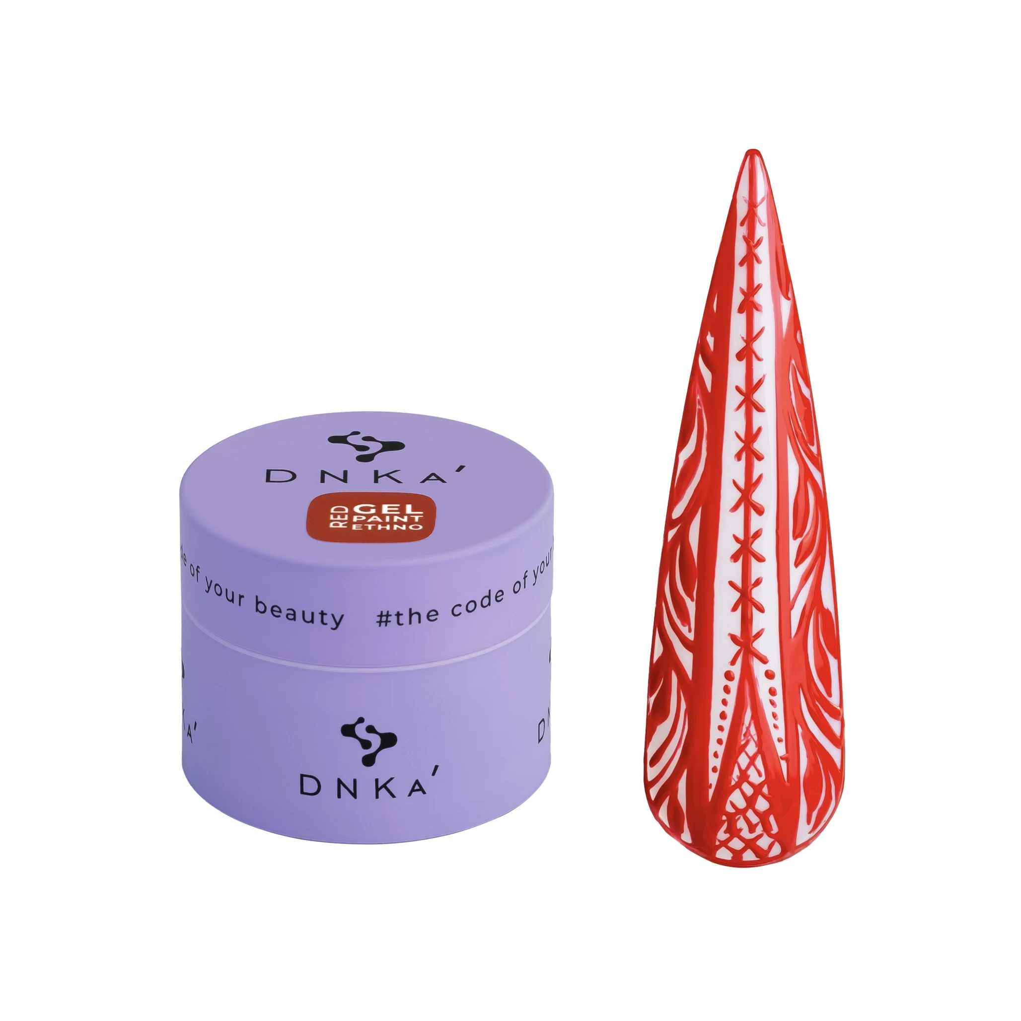 Gel Paint Red GEL PAINT ETHNO "DNKa", 5ml RED - Imagen 1
