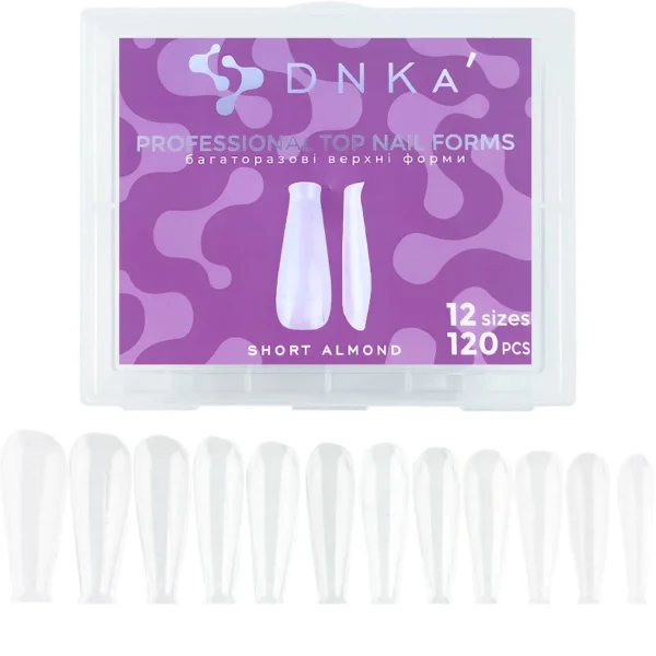 PROFESSIONAL TOP NAIL FORMS "DNKa", SHORT ALMOND 120pcs