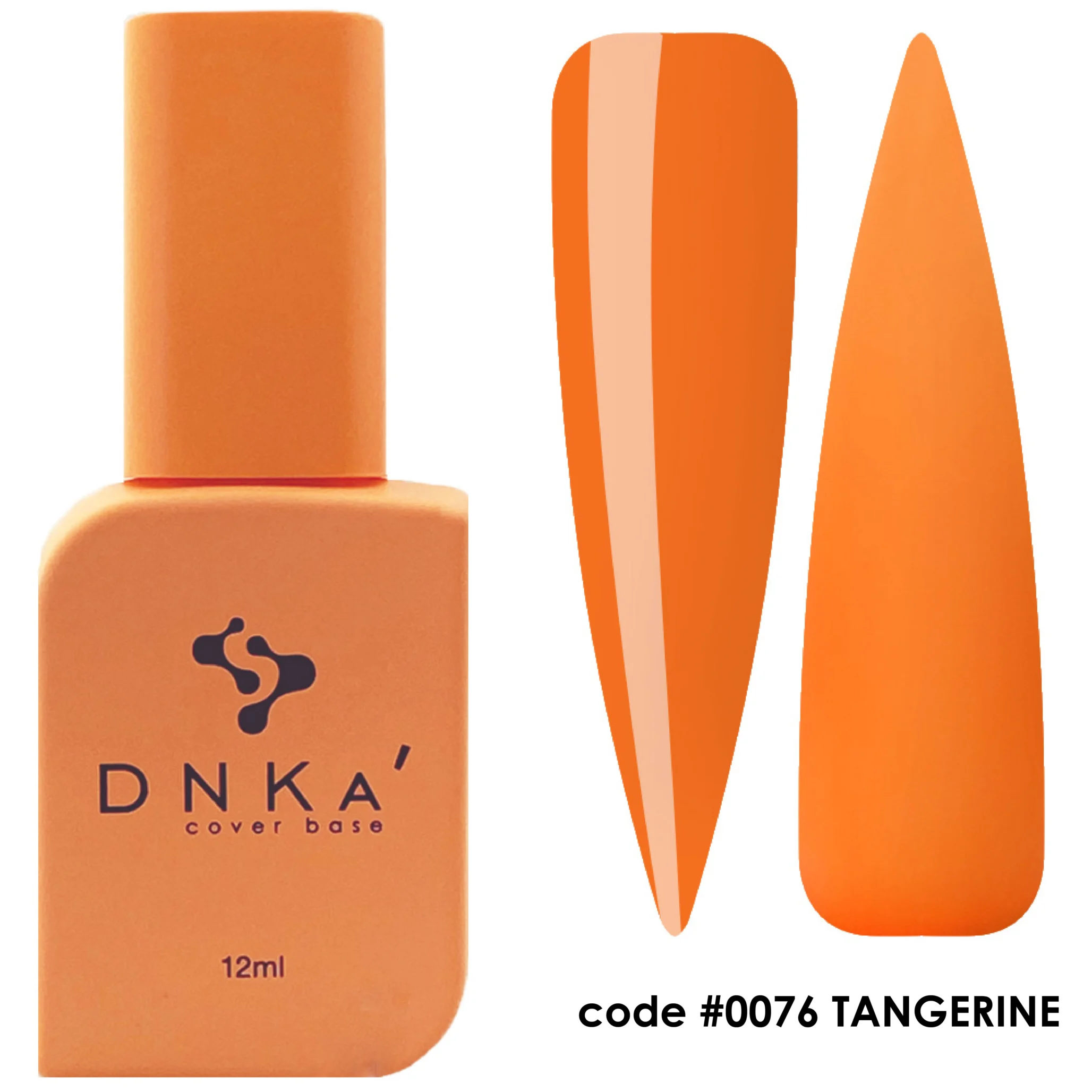 code #0076 RUBBER BASE "DNKa" 12 ml #0076 Aperol - Imagen 1