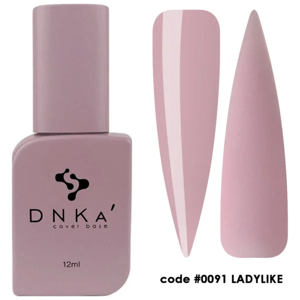 RUBBER BASE "DNKa" 12 ml #0091 Ladylike