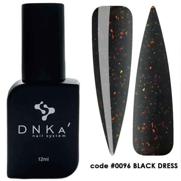 RUBBER BASE "DNKa" 12 ml #0096 Black Dress