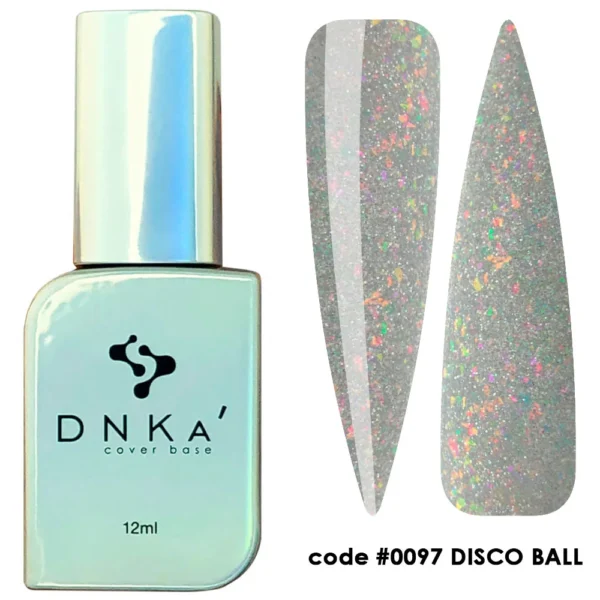 RUBBER BASE "DNKa" 12 ml #0097 Disco Ball