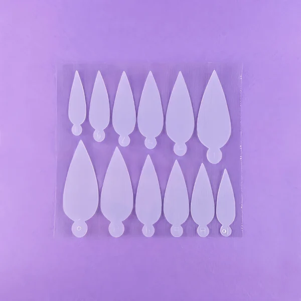 PROFESSIONAL NAIL MOLDS "DNKa", #0001 36pcs