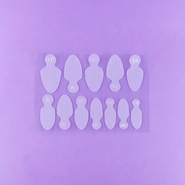 PROFESSIONAL NAIL MOLDS "DNKa", #0003 36pcs