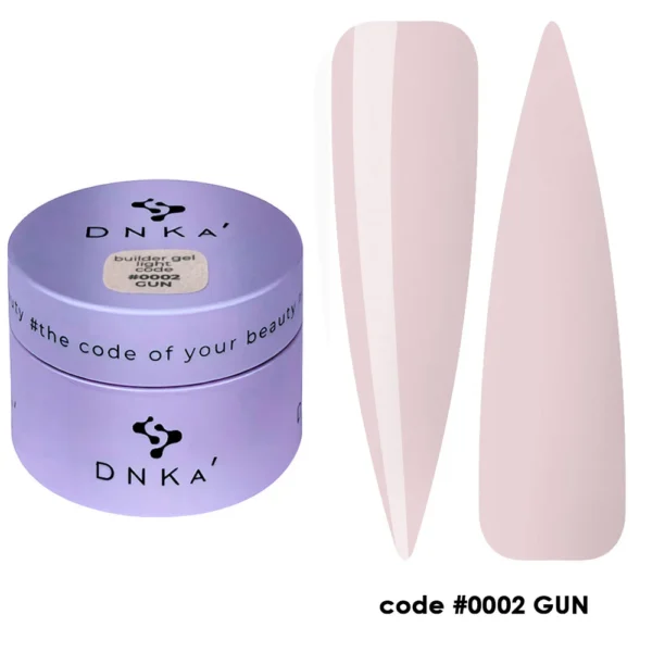 DNKa’ Builder Gel, 30 ml Light #0002 Gun