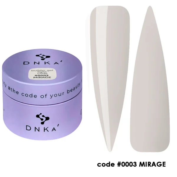 DNKa’ Builder Gel Light, 30 ml #0003 Mirage
