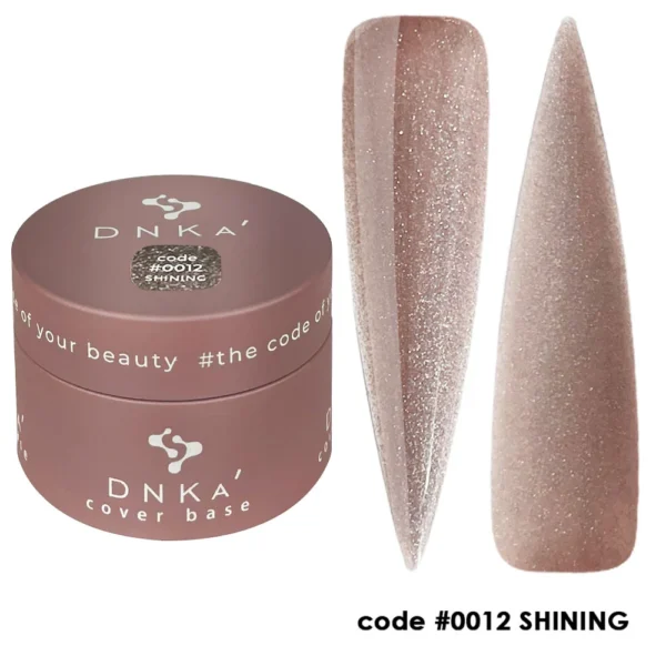 RUBBER BASE "DNKa" 30 ml #0012 Shining