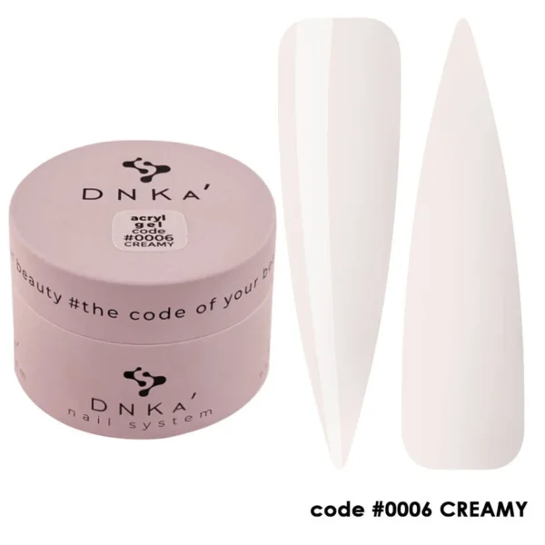 ACRYL GEL "DNKa", 30 ml #0006 Creamy