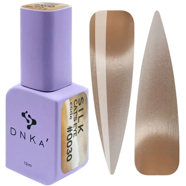 Color Gel Polish "DNKa" 12 ml Cat Eye Silk #0030